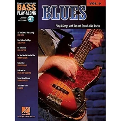 Abbildung von Blues Bass Play Along (Book &amp; CD): Noten, CD, Lehrmaterial für Gitarre: Volume 9 (Bass along, 9, Band 9)