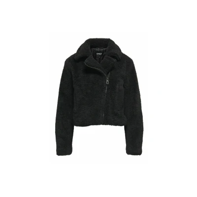 Abbildung von ONLY Damen Onlverona Teddy Jacket OTW Jacke, Schwarz, L