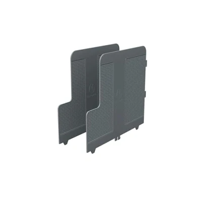 Abbildung von Exacompta 39107D 2er Pack Trennwände Für Organizer Modulotop aus Recycling Kunstsoff DIN A4 Dokumente grau. Ordner Ringbücher Postmappen und Hefter Sorter Vertikal Blauer Engel