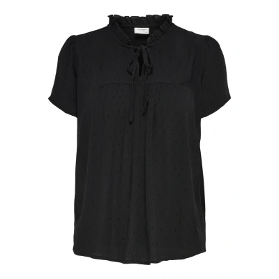 Abbildung von JDY LIMA LIFE S/S WVN Tshirt print, Damen, Größe: 36, Black