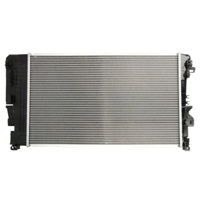 Abbildung von THERMOTEC D7M046TT Kühler, Motorkühlung Aluminium für Fahrzeuge mit/ohne Klimaanlage 650 388 32 Automatikgetriebe Kühlrippen gelötet