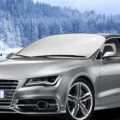 Abbildung von Frontscheibenabdeckung,Autoscheibenabdeckung, Ultra Dick Auto Scheibenabdeckung Windschutzscheibe Abdeckung, Abdeckung Faltbare, FüR Die Gegen Schnee, EIS, Frost, Staub, Sonne
