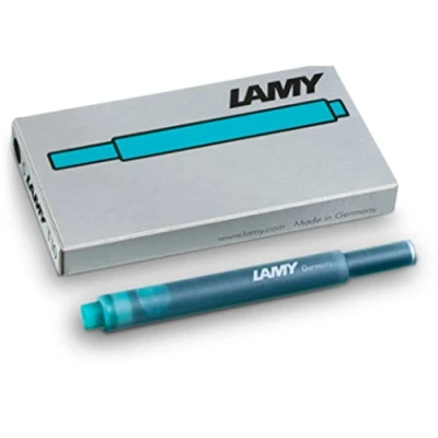 Abbildung von Lamy T10 Tintenpatronen (5 Packungen á 5 Stück = 25 Patronen, türkis)