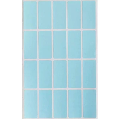 Abbildung von Aufkleber Hellblau 40 mm x 19 Etiketten 4 cm 1,9 viereckige Sticker 300 Stück von Royal Green