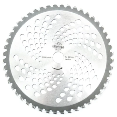Abbildung von 255x25,4 mm Schneideblatt für Kreissägen, Motorsensen oder Freischneider mit 48 scharfkantigen TCT Zähnen
