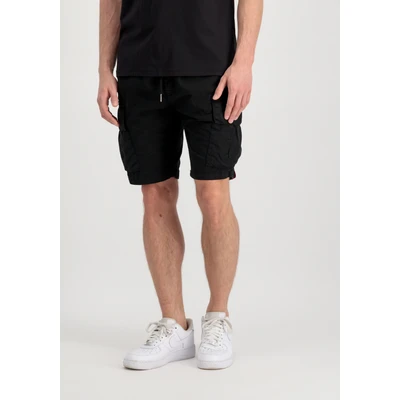 Abbildung von Alpha Industries Ripstop Jogger Short Shorts, Herren, Größe: Medium, Black