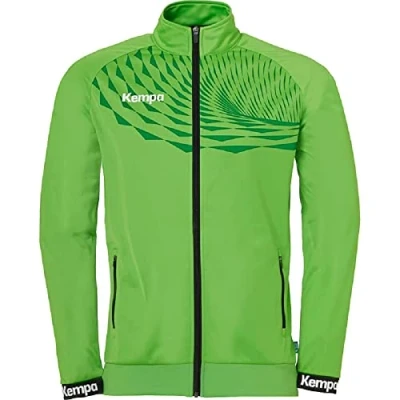 Abbildung von Kempa Herren Wave 26 Poly Boys&#039; Sports Football Training Sweatshirt Sweatjacke, Grün (hope green/lagoon), XL