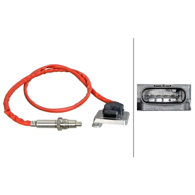 Abbildung von HELLA 6PN 358 307 081 NOx Sensor BMW: 3 Saloon, 5 Touring, Saloon