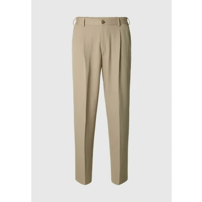 Abbildung von Selected Homme SLH Loose FINN FLEX Pants Stoffhose, Herren, Größe: Small, Greige
