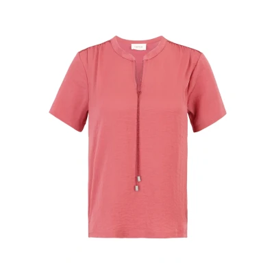 Abbildung von Cartoon Kurzarm Tshirt print, Damen, Größe: 44, Dusty cedar
