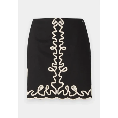 Abbildung von BOSS Valembroi Minirock, Damen, Größe: 34, Black