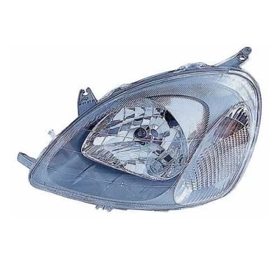 Abbildung von ALKAR 2741268 Scheinwerfer links P21W, W5W, H4 mit Elektromotor TOYOTA: Yaris I Hatchback