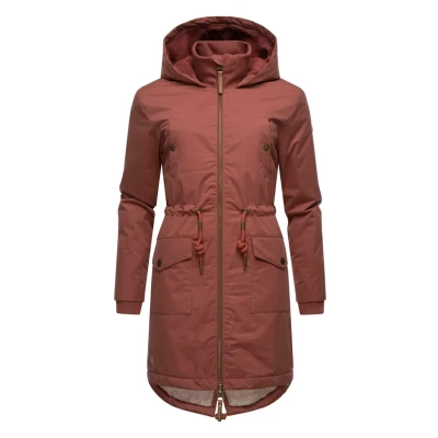 Abbildung von Ragwear Crescend Wintermantel, Damen, Größe: Medium, Terracotta