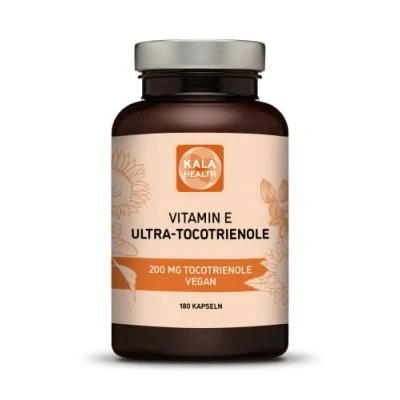 Abbildung von Kala Health Ultra Tocotrienol 200mg Vitamin E Vegan alle 4 Tocotrienole Alpha +Beta Gamma Delta Komplex