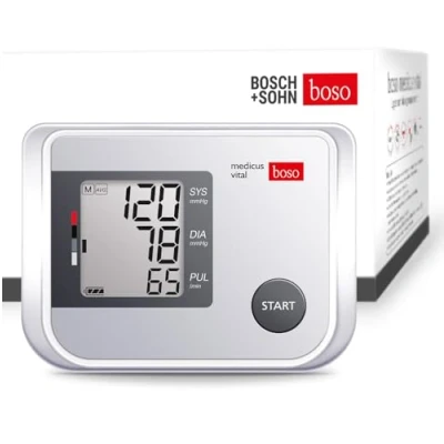 Abbildung von boso medicus vital Vollautomatisches Oberarm Blutdruckmessgerät mit großem Display und Arrhythmie Erkennung Inkl. Blutdruckmanschette (22 42cm)