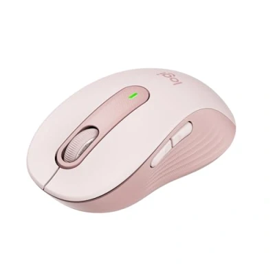 Abbildung von Logitech Signature M650 Kabellose Maus für kleine bis mittelgroße Hände, 2 Jahres Batterie, Leise Klicks, Anpassbare Seitentasten, Bluetooth, Kompatibilität mit mehreren Geräten Rosa