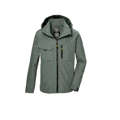 Abbildung von Killtec Funktionsjacke »KOS 140 BYS JCKT«, Wasserdichte Jacke mit verstellbarer Kapuze, PFAS frei imprägniert