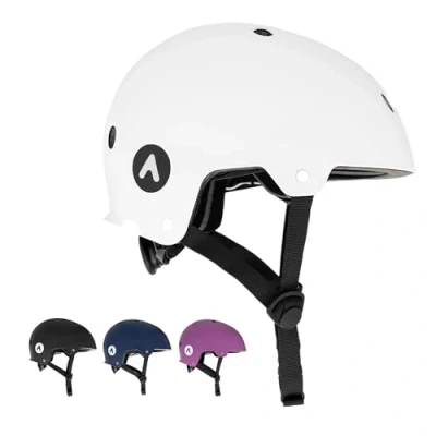 Abbildung von ATTABO Skatehelm und Scooter Helm Genes Größe L Skaterhelm Fahrradhelm MTB mit ABS Hartschalentechnologie Verstellbar Skateboarding für Fahrrad Inline Skate Herren Damen