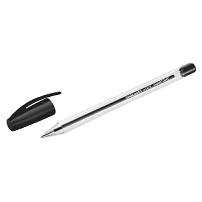 Abbildung von Pelikan Kugelschreiber Stick K86s super soft, Schwarz, ergonomischer Kuli mit supersofter Tinte, 50 Stück, 601450