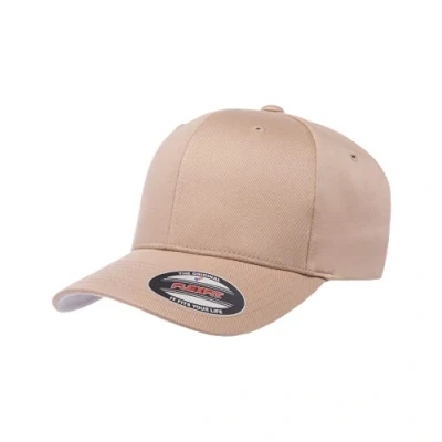 Abbildung von Flexfit Herren Athletic Baseball Fitted Cap Verschluss, Khaki, L/XL