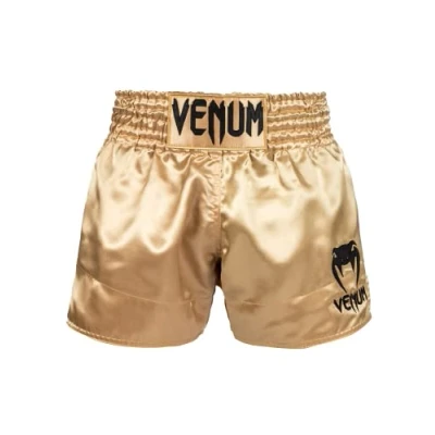 Abbildung von Venum Classic MUAY THAI Short kurze Sporthose goldcoloured/black, Herren, Größe: Large, Gold coloured/black