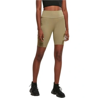 Abbildung von Urban Classics HIGH Waist TECH Cycle Tights, Damen, Größe: 29, Khaki