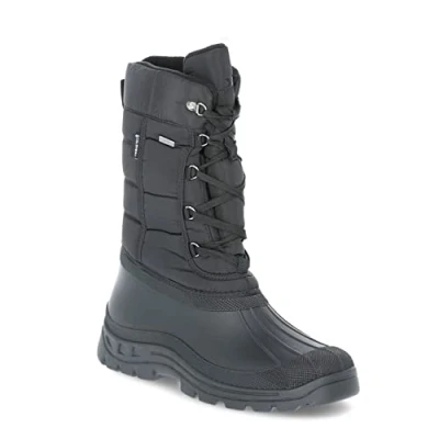 Abbildung von Trespass Herren Straiton Ii Schneestiefel, Schwarz (Black)
