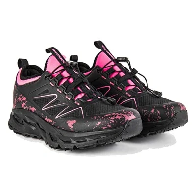 Abbildung von ROCK EXPERIENCE REUF00392 CROSS ROADS Hiking shoe Female 0208 Kaviar + 2133 Knockout Pink EU 41