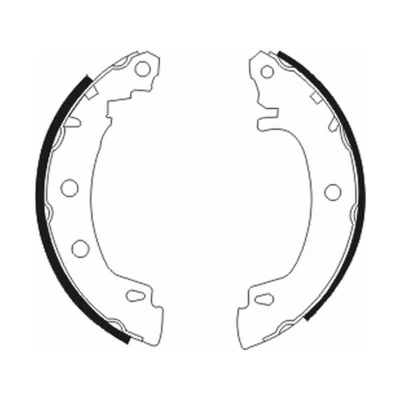 Abbildung von KRAFT 6025080 Bremsbacken 203,2 39,0 RENAULT: MEGANE 1, 3, 1 Coach