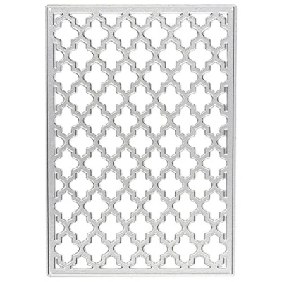Abbildung von Ideen mit Herz Stanzschablone, Hintergrund 1, 14,2cm x 10cm, passend für gängige Stanzmaschinen zum Gestalten von Kartenauflegern, Anhängern, Grußkarten Garten, Sommer, Frühling, Orientalisch