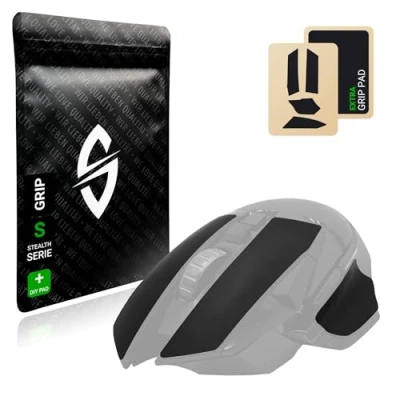 Abbildung von SensoryBoost Grip Tape Set für Logitech G502 (+ extra Pad) Schweißabsorbierend, extrem rutschfest, Ultradünn (0.5mm) Selbstklebend &amp; Rückstandsfrei Gaming Maus Zubehör