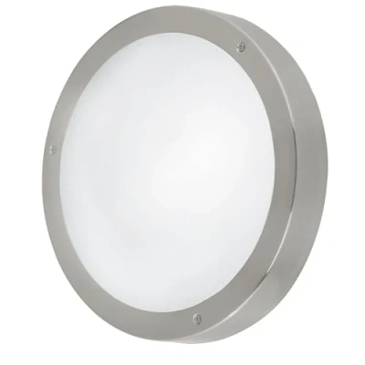 Abbildung von Eglo 94121 LED Aussen Wand /Deckenleuchte VENTO 1 edelstahl, max. 11W IP44