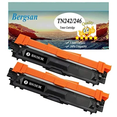 Abbildung von Bergsan Schwarz Toner Kompatibel mit Brother TN 241 245 242 246 für MFC 9332CDW DCP 9022CDW HL 3142CW 3152CDW 9017CDW 9020CDW 9142CDN 9140CDN 9342CDW 3140CW