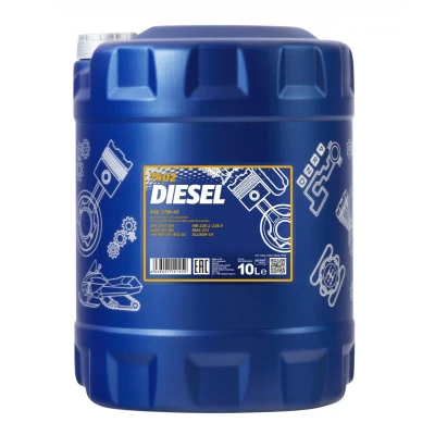 Abbildung von Mannol Diesel 15W 40 10l Motoröl MN7402 10 VOLKSWAGEN: Golf 4, LT 55 I Van, 5, AUDI: A6 C6 Avant, A3 Sportback, A4 B7 Avant
