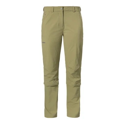Abbildung von Schöffel Wander Engadin ZIP OFF Outdoorhose, Damen, Größe: 38, Grün
