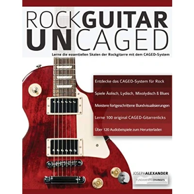 Abbildung von Rock Guitar UN CAGED: Lerne die essentiellen Skalen der Rockgitarre mit dem CAGED System (Rock Gitarre spielen lernen)
