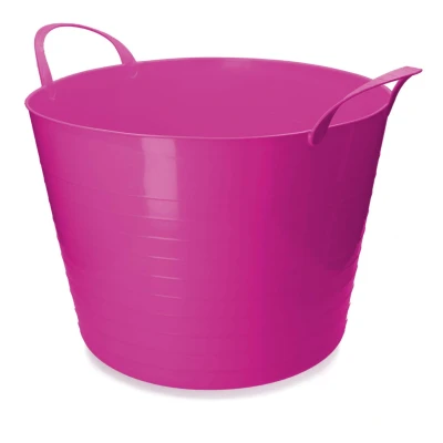 Abbildung von Vplast Eimer V Trug Flexi blau 65 l One Size Rosa