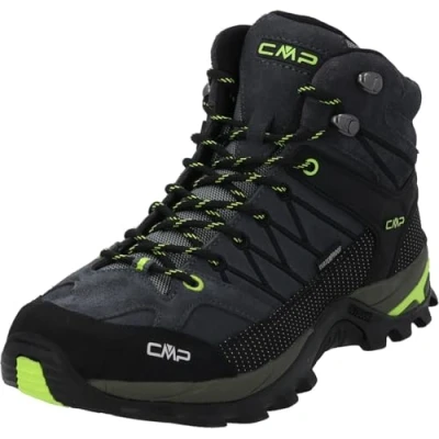 Abbildung von CMP Herren Rigel Mid Trekking Shoes Wp Walking Shoe, Grau Gelb Fluo, 44 EU