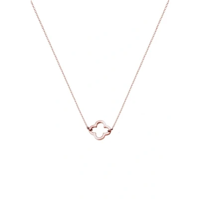Abbildung von Elli Cloverleaf Halskette roségoldcoloured, Damen, Größe: 40, Roségold coloured