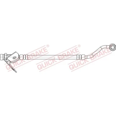 Abbildung von QUICK BRAKE 58.015X Bremsschläuche 186 M10x1 HYUNDAI: i20 I Hatchback