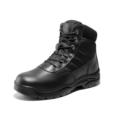 Abbildung von NORTIV 8 Herren Militär Security Tactical Einsatzstiefel Boot Zipper Kampfstiefel Springerstiefel,Size 43,Schwarz,Contractor New