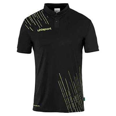 Abbildung von uhlsport Herren Score 26 Poly Poloshirt Und Jungs Sport Polo, Schwarz/Limonengelb, XL EU