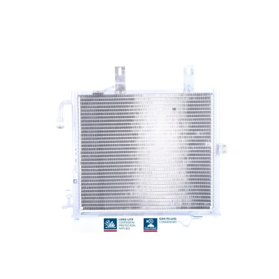 Abbildung von NISSENS 94172 Klimakondensator ohne Trockner Aluminium 440 R 134a BMW: 3 Saloon
