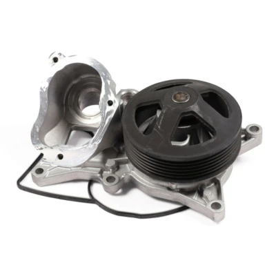 Abbildung von HEPU P424 Wasserpumpe mit Keilrippenriemenscheibe Dichtung mechanisch für Keilrippenriementrieb BMW: 5 Saloon, 3 Touring