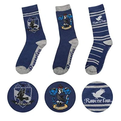 Abbildung von Cinereplicas Unisex 3er Pack Hogwarts Haus socken Schuh von 35 bis 45
