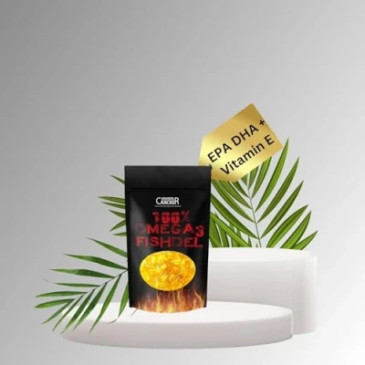 Abbildung von Anabol Cracker 520 Omega 3 Kapseln, hochdosiert 3000 mg Tagesdosis mit EPA DHA + Vitamin E Essentielle Fettsäuren
