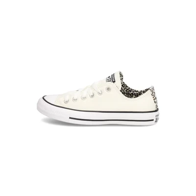 Abbildung von Converse Chuck Taylor ALL STAR Sneaker low, Damen, Größe: 37, Egret/black/coastal dune Lederimitat/textil
