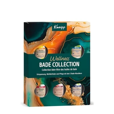 Abbildung von Kneipp Geschenkset Wellness Bade Collection Geschenkpackung mit 5 beliebten Badeölen von Für einen Moment voller Entspannung und Wohlbefinden x 20ml Testgrößen zum Kennenlernen