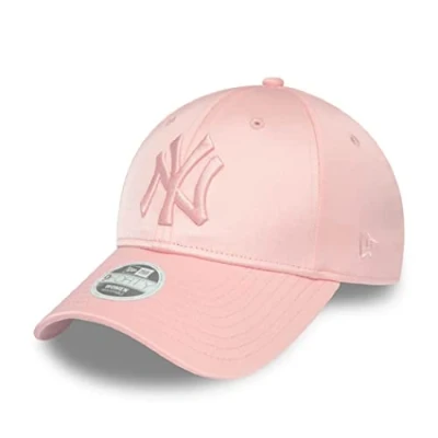 Abbildung von New Era York Yankees MLB Cap 9Forty Basecap Baseball Damen Kappe verstellbar Satin rosa One Size