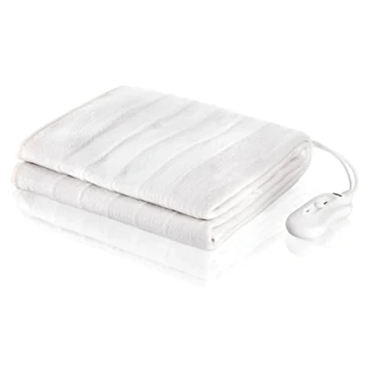 Abbildung von Tristar Wärmedecke elektrische Polyester Unterdecke, 3 Heizstufen, waschmaschinengeeignet, 150 x 70 cm, BW 4751